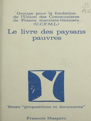 cover image of Le livre des paysans pauvres